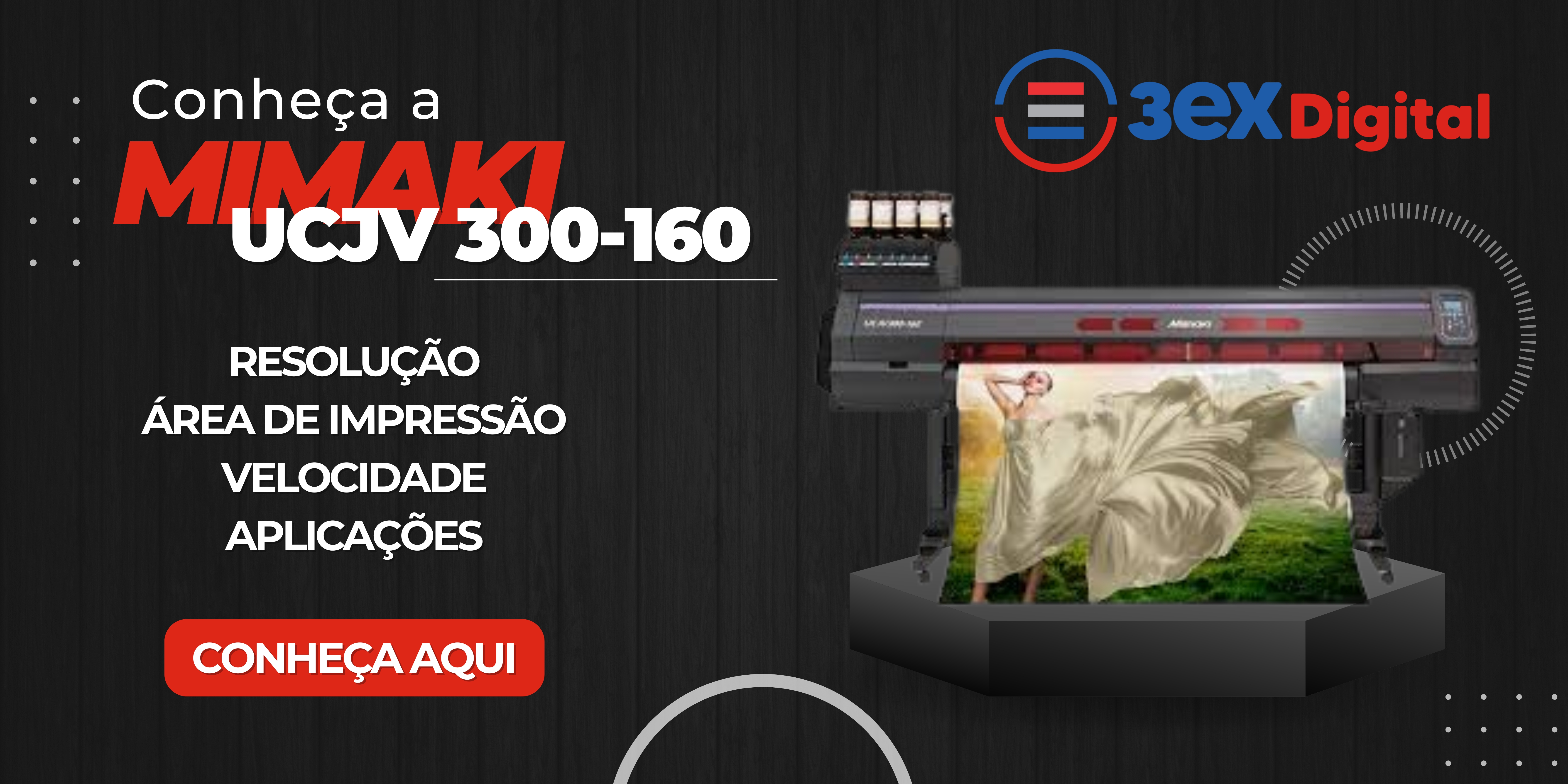 Cansado de Impressões Monótonas? Exploda sua Criatividade com a Mimaki UCJV300-160!